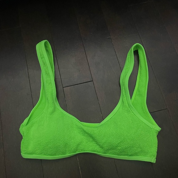 Neon green bathing suit top - Picture 1 of 2